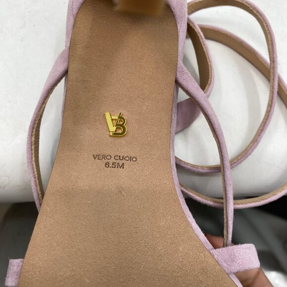 Veronica Beard Purple Suede Stiletto Heels | Size 6.5 - Picture 5 of 6